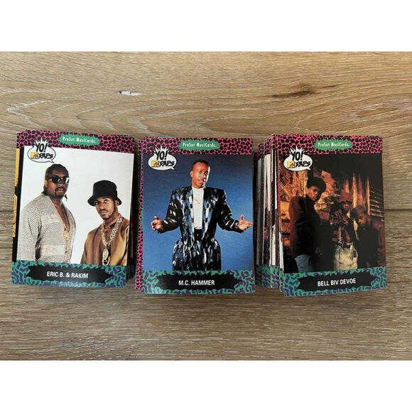 Yo! MTV Raps 1991 Proset Series 1 Musicards Trading Cards 150+ cards! - Picture 1 of 2